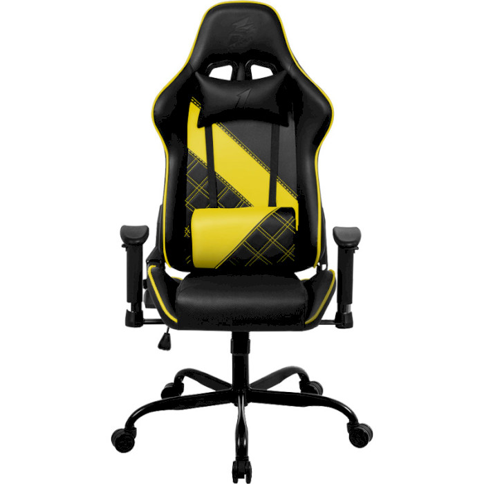 Кресло геймерское 1STPLAYER S02 Black/Yellow