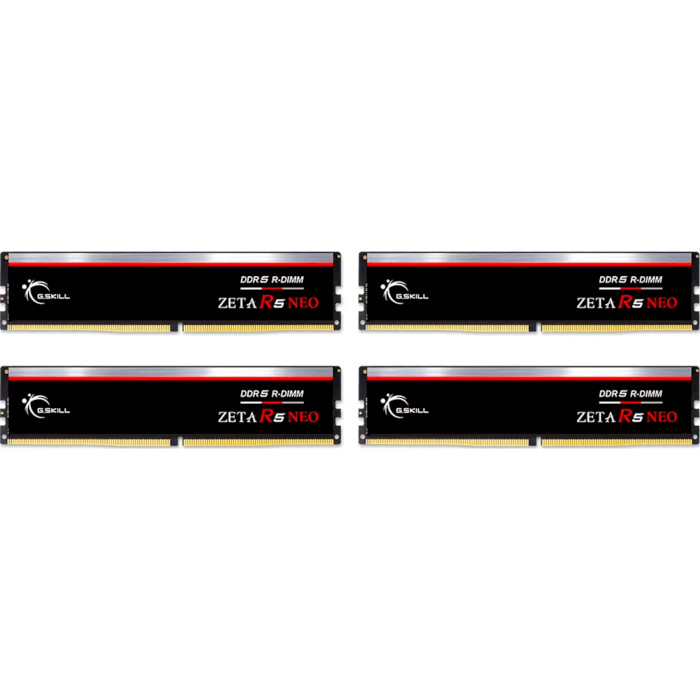 Модуль пам'яті G.SKILL Zeta R5 Neo DDR5 6400MHz 192GB Kit 4x48GB (F5-6400R3239G48GQ4-ZR5NK)
