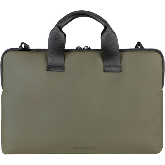 Сумка для ноутбука 16" TUCANO Gommo Super Slim Bag Military Green (BSGOM1516-VM)