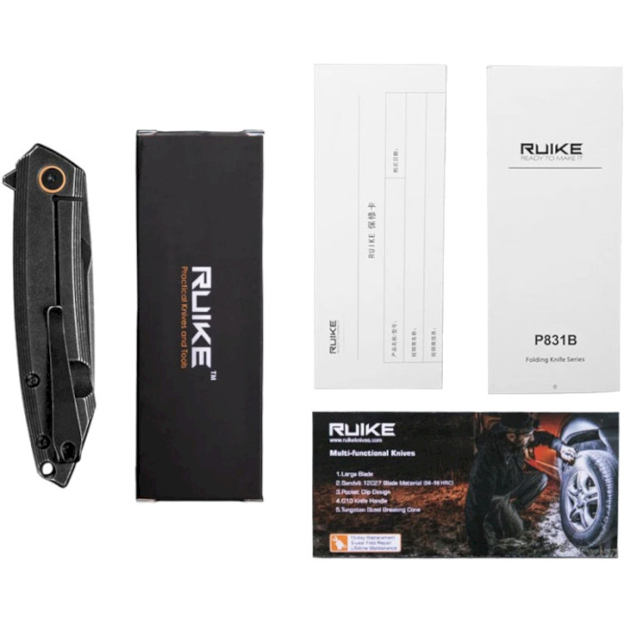 Складной нож RUIKE P831S-SB