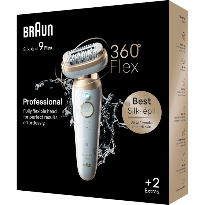Эпилятор BRAUN Silk-epil 9 Flex 3D SES 9-011 Wet & Dry (6969983)