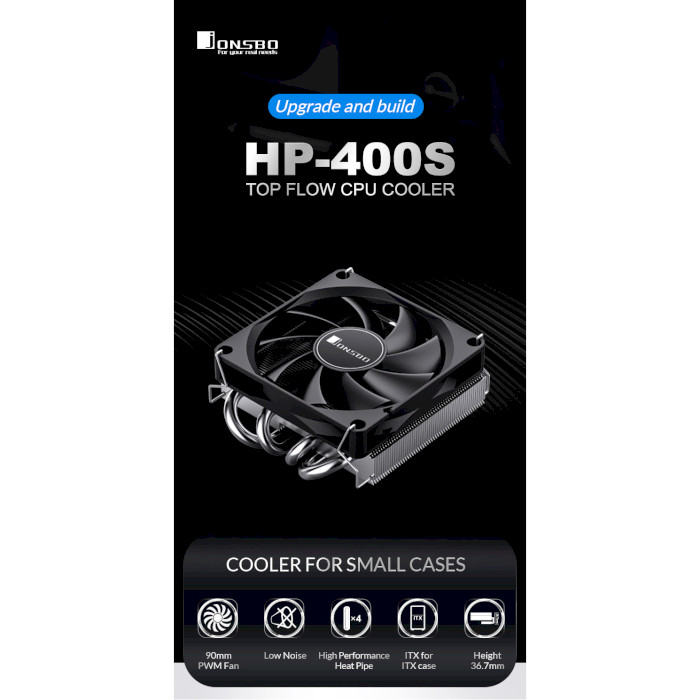 Кулер для процессора JONSBO HP400S Black