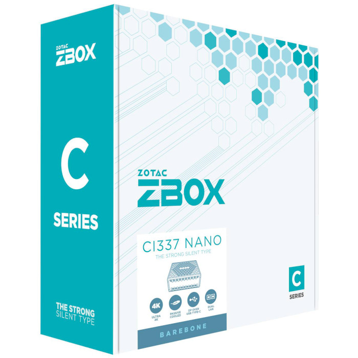 Неттоп ZOTAC ZBOX CI337 Nano (ZBOX-CI337NANO-BE)