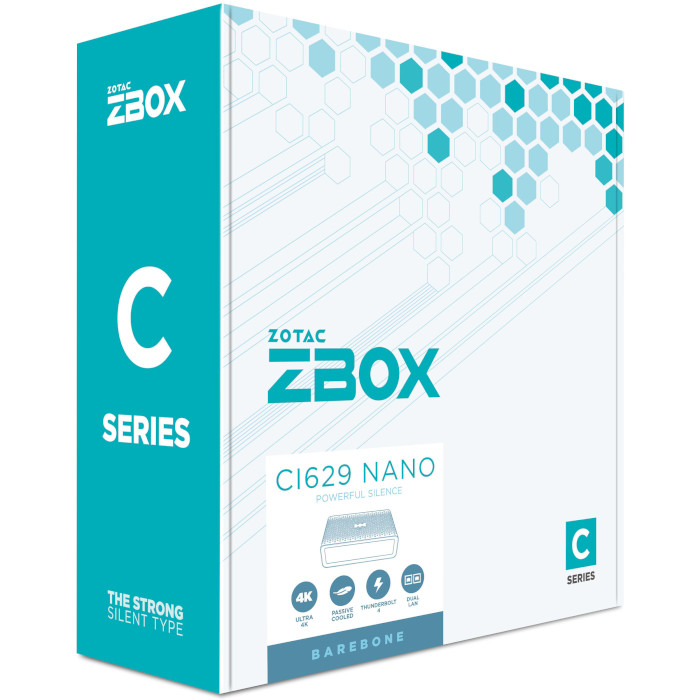 Неттоп ZOTAC ZBOX CI629 Nano (ZBOX-CI629NANO-BE)