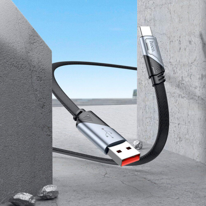 Кабель HOCO U119 USB-A to Type-C 1.2м Black