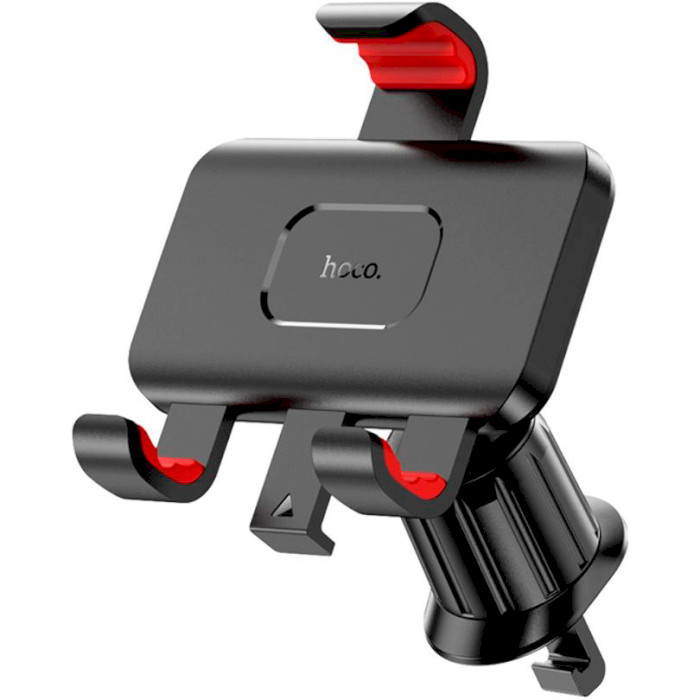 Автодержатель для смартфона HOCO H21 Dragon Automatic Clamp Air Outlet Car Holder Black/Red