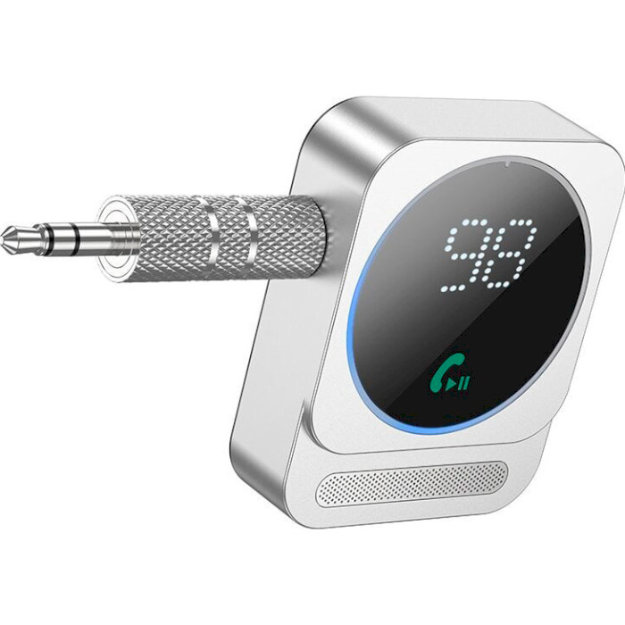 Bluetooth аудио адаптер BOROFONE BC52 True Way Car AUX BT Receiver Silver (6941991107474)
