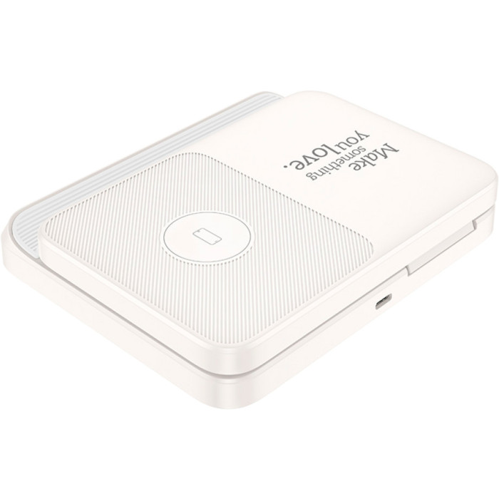 Беспроводное зарядное устройство HOCO CQ7 3-in-1 15W Wireless Charging Foldable Desktop Stand Milky White