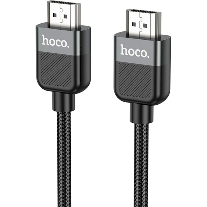 Кабель HOCO US09 Cutting-Edge Male to Male 4K HD Data Cable HDMI v2.0 1м Black (6942007608954)