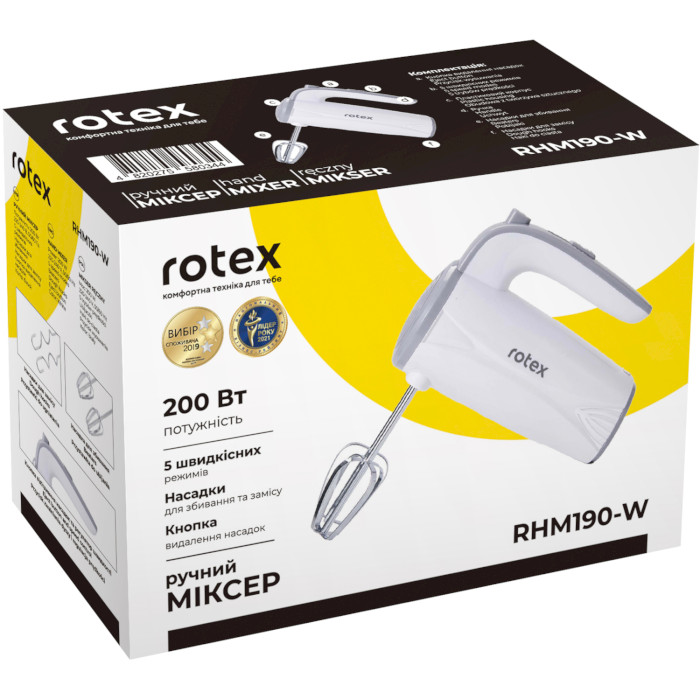 Миксер ROTEX RHM190-W