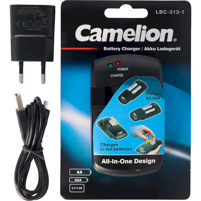 Зарядное устройство CAMELION LBC-313-1 (20003131)