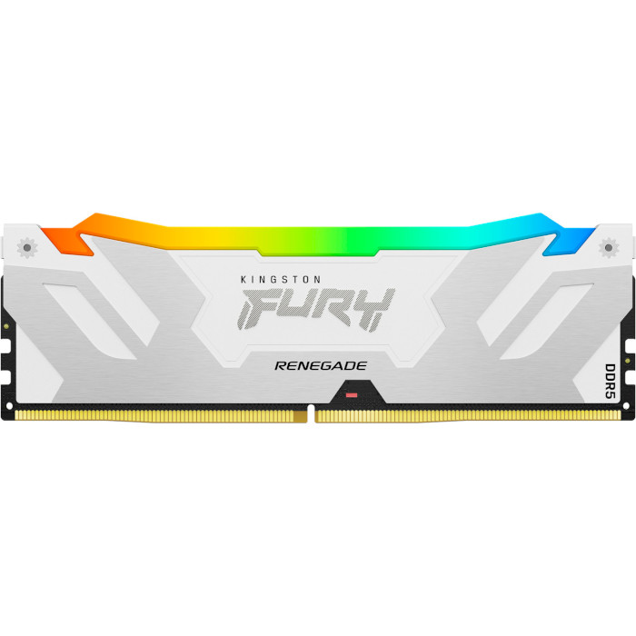 Модуль пам'яті KINGSTON FURY Renegade RGB White/Silver DDR5 7600MHz 16GB (KF576C38RWA-16)