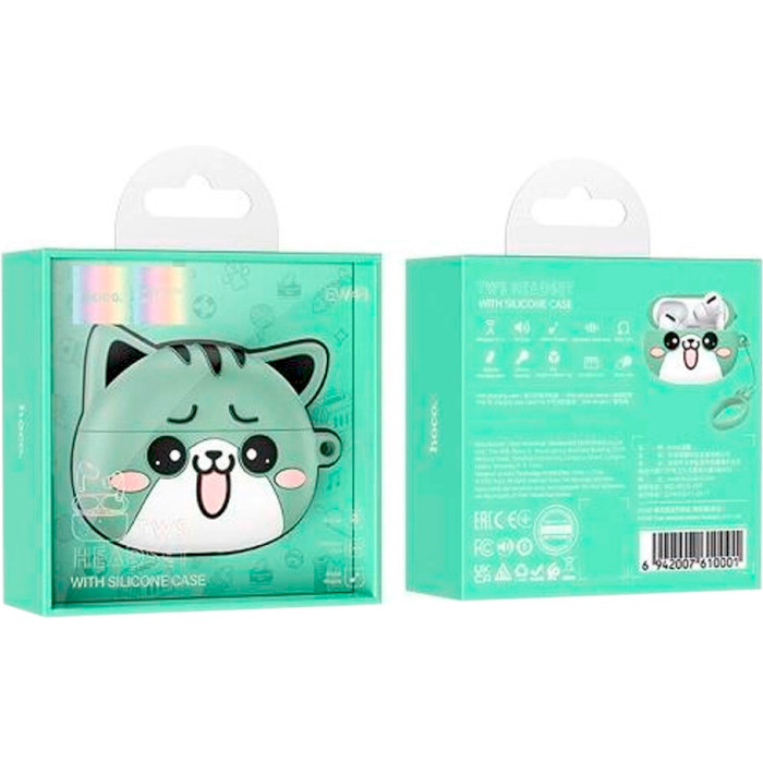 Навушники HOCO EW48 Mint Cat