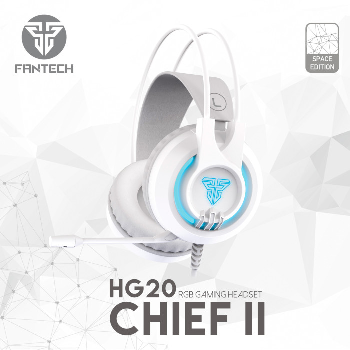 Навушники геймерскі FANTECH Chief II HG20 White