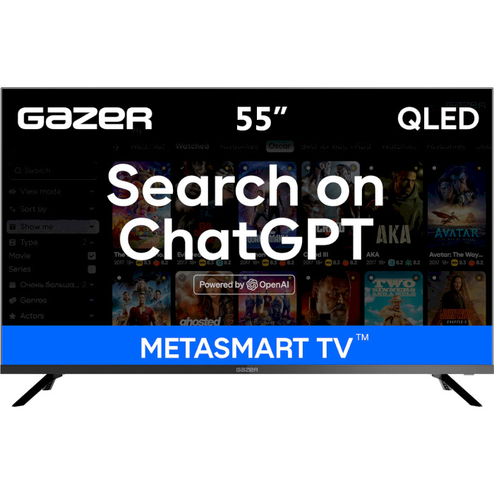 Телевізор GAZER 55" LED 4K TV55-UE2