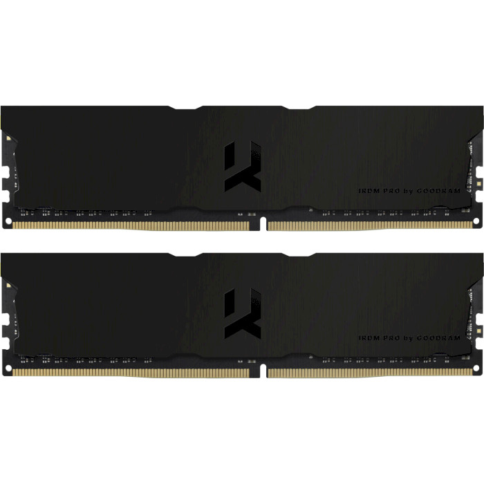 Модуль пам'яті GOODRAM IRDM Pro Deep Black DDR4 3600MHz 32GB Kit 2x16GB (IRP-K3600D4V64L18S/32GDC)