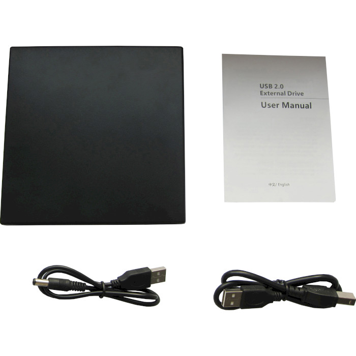 Зовнішній привід DVD±RW MAIWO K520B-D USB2.0 Black