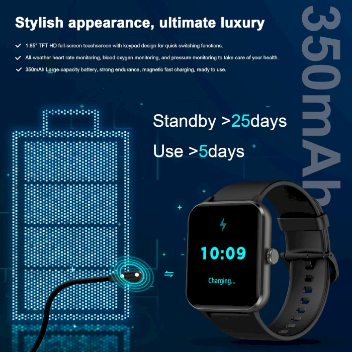 Смарт-часы BLACKVIEW R50 Blue