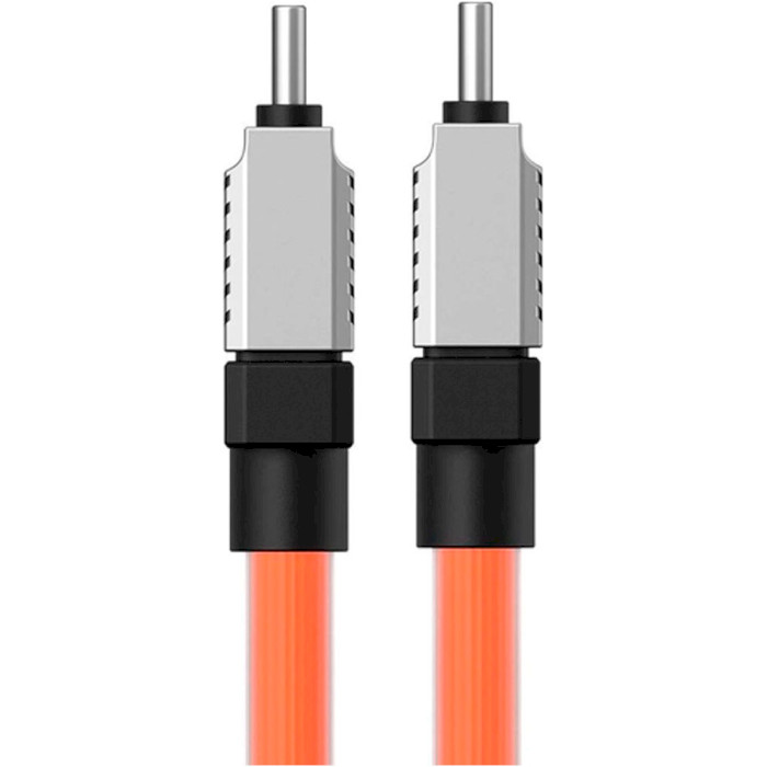 Кабель BASEUS CoolPlay Series Fast Charging Cable Type-C to Type-C 100W 1м Orange (CAKW000207)