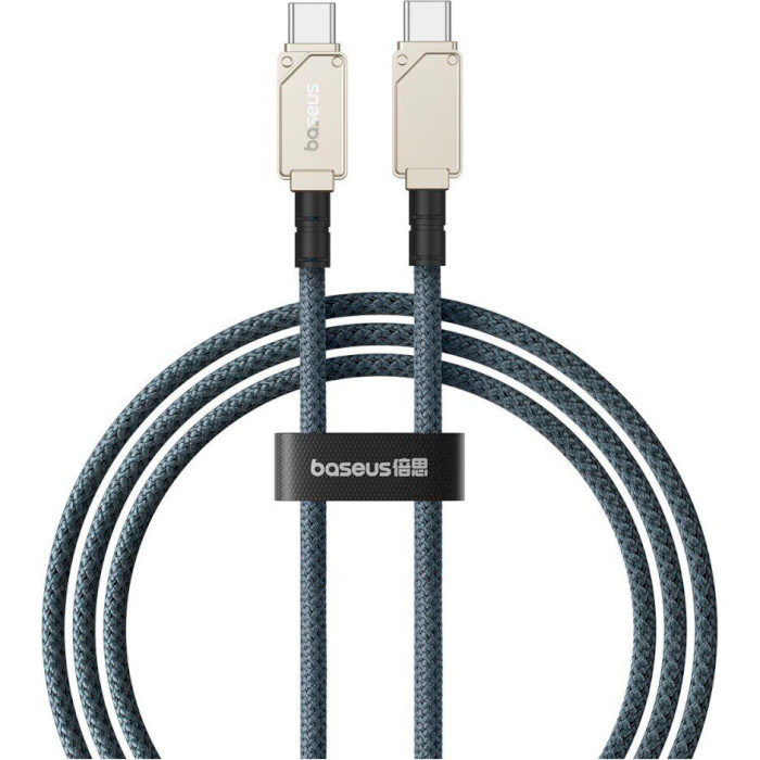 Кабель BASEUS Unbreakable Series Fast Charging Data Cable Type-C to Type-C 100W 1м Stellar White (P10355800221-00)