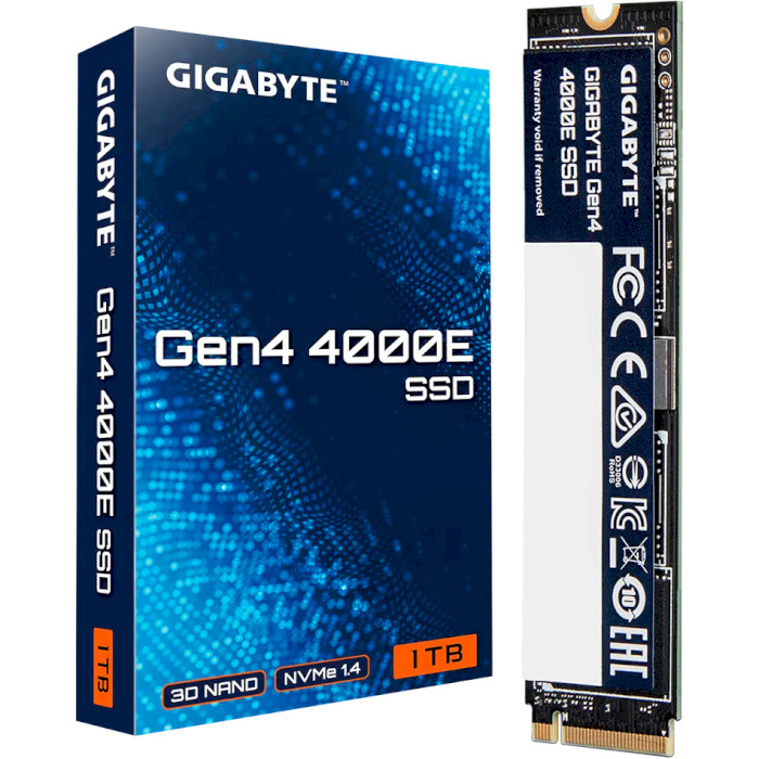SSD диск GIGABYTE Gen4 4000E 1TB M.2 NVMe (G440E1TB)