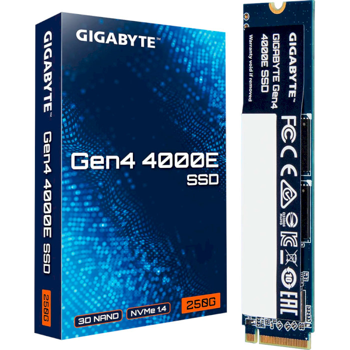 SSD диск GIGABYTE Gen4 4000E 250GB M.2 NVMe (G440E250G)