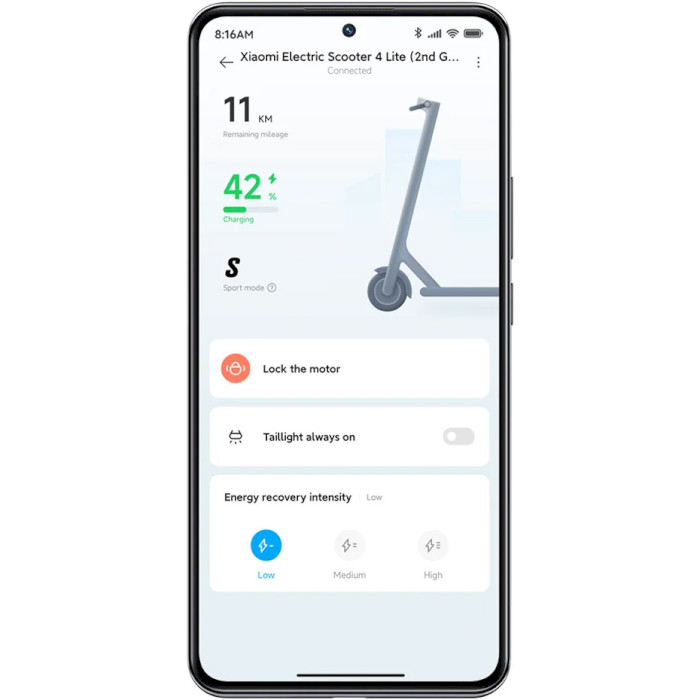Електросамокат XIAOMI Electric Scooter 4 Lite 2nd Gen (BHR8052GL)