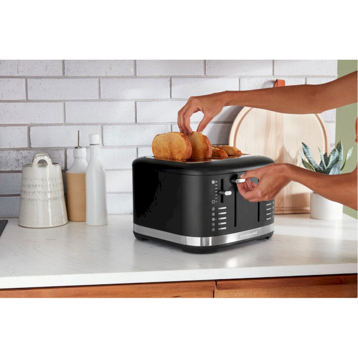 Тостер KITCHENAID 4-Slot Toaster 5KMT4109 Matte Black (5KMT4109EBM)