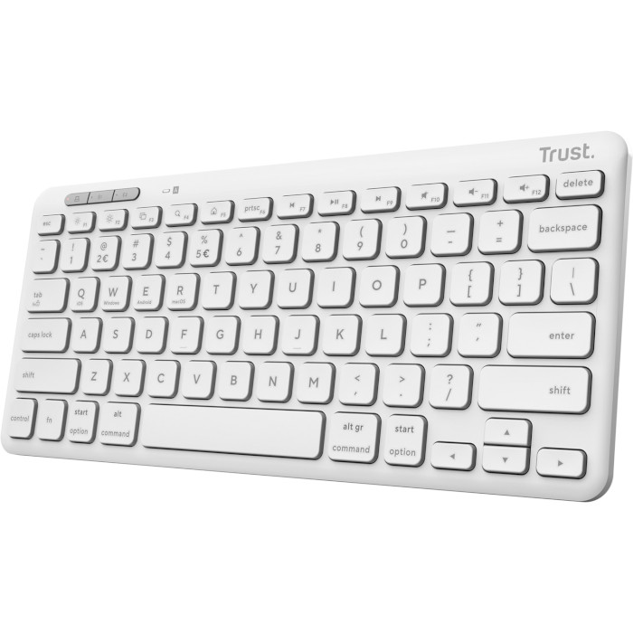 Клавиатура беспроводная TRUST Lyra White (25097)