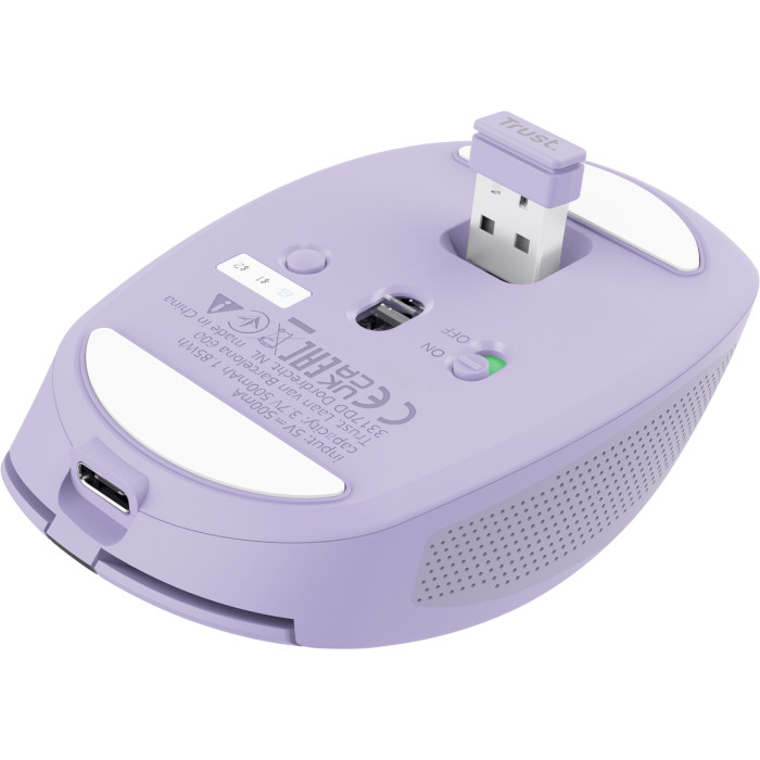 Мышь TRUST Ozaa Compact Multi-Device Wireless Purple (25384)