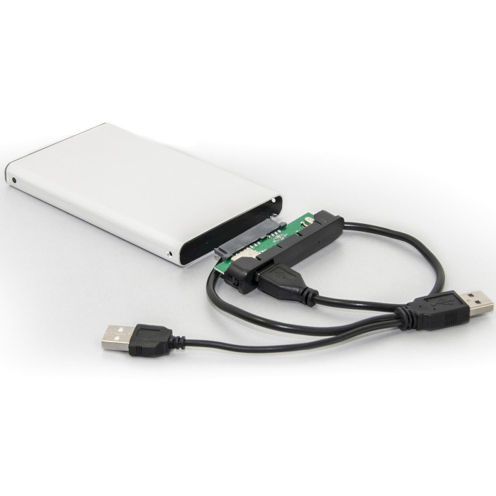 Кишеня зовнішня SHUOLE U25K 2.5" SATA to USB 2.0 Silver