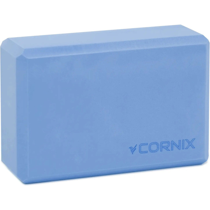 Блок для йоги CORNIX XR-0102 22.8x15.2x7.6см Blue