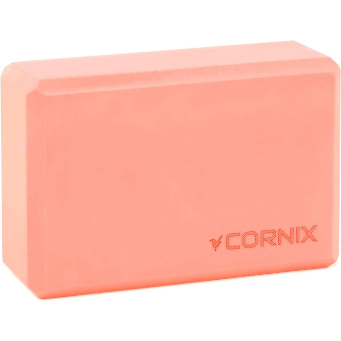 Блок для йоги CORNIX XR-0104 22.8x15.2x7.6см Orange