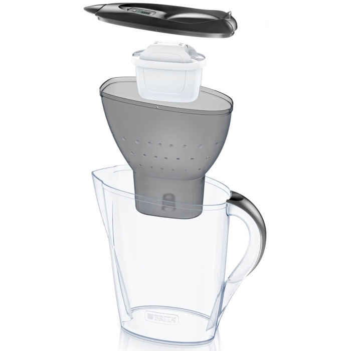 Фильтр-кувшин для воды BRITA Marella Memo MX Pro Graphite 2.4л + 3 картриджа (1052796)