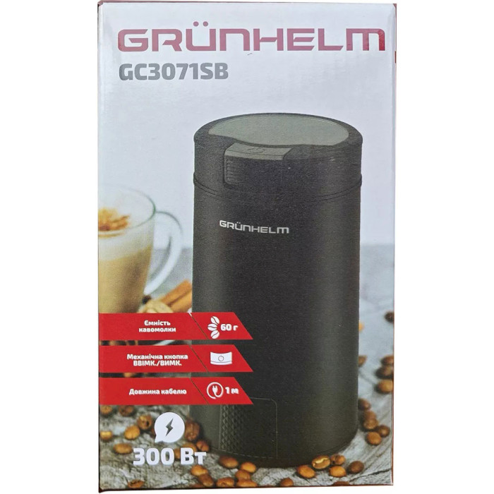 Кофемолка GRUNHELM GC-3071SB