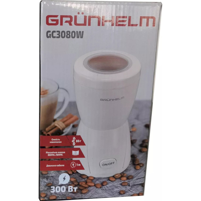 Кофемолка GRUNHELM GC-3080W