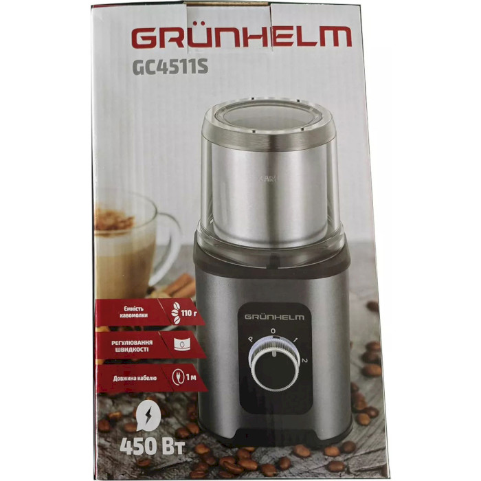 Кофемолка GRUNHELM GC-4511S