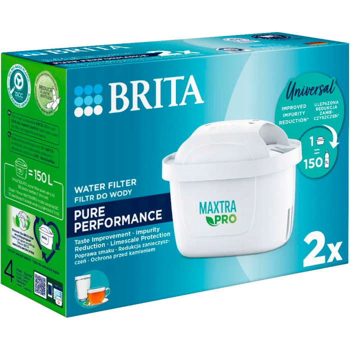 Комплект картриджів для фільтра-глека BRITA Maxtra Pro Pure Performance 2шт (1051753)
