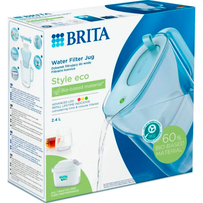 Фильтр-кувшин для воды BRITA Style Blue 2.4л (1052807)