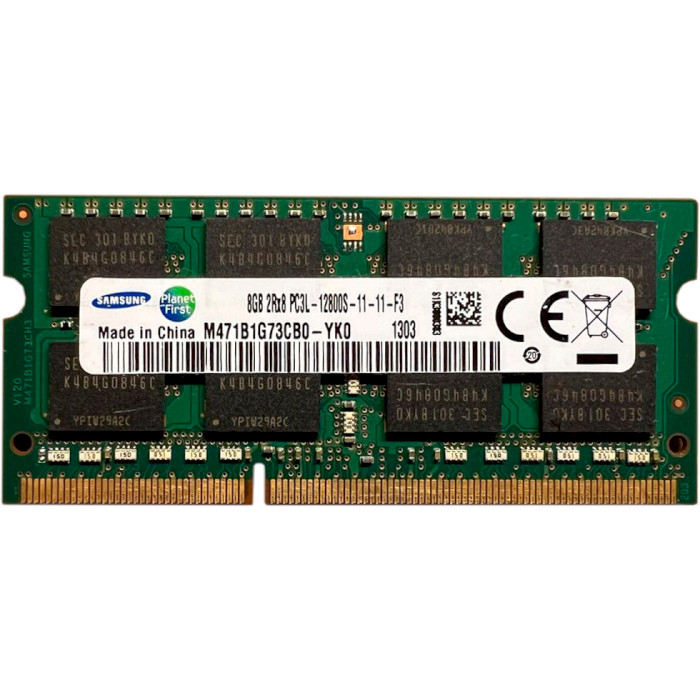 Модуль памяти SAMSUNG SO-DIMM DDR3L 1600MHz 8GB (M471B1G73CB0-YK0)