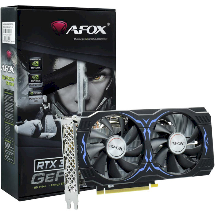 Відеокарта AFOX GeForce RTX 3050 8GB GDDR6 128-bit (AF3050-8GD6H2-V2)