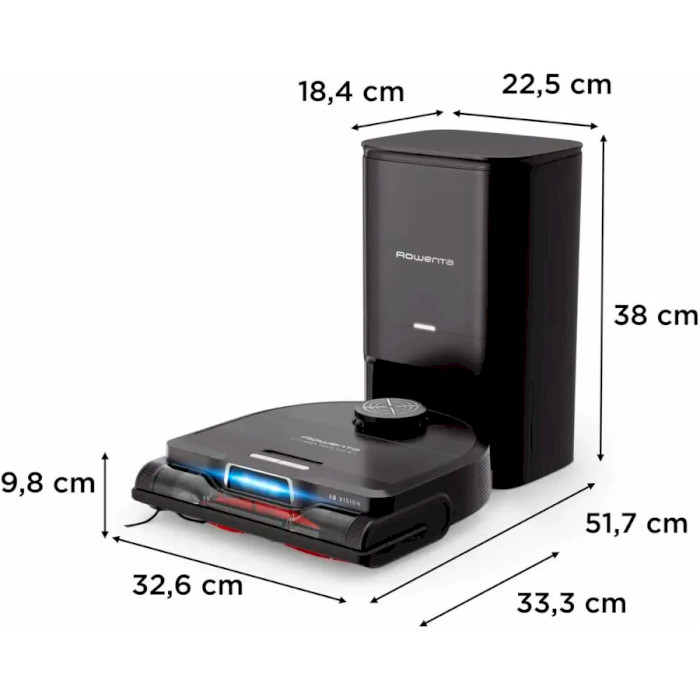 Робот-пылесос ROWENTA X-Plorer Serie 240+ AI Animal & Allergy RR9695WH