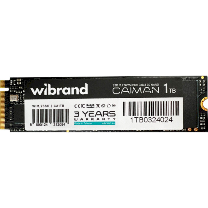 SSD диск WIBRAND Caiman 1TB M.2 NVMe