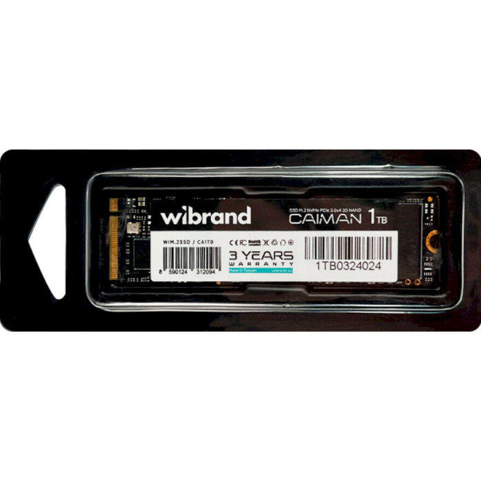 SSD диск WIBRAND Caiman 1TB M.2 NVMe