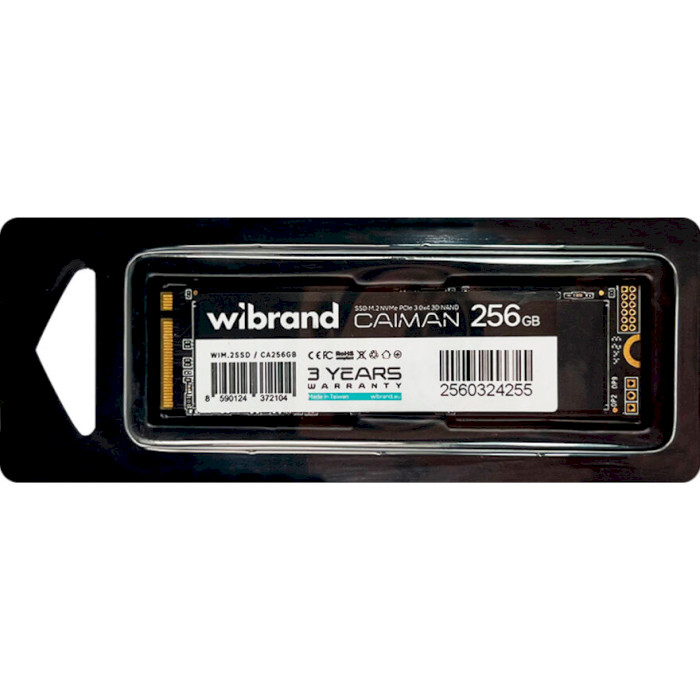 SSD диск WIBRAND Caiman 256GB M.2 NVMe (WIM.2SSD/CA256GB)