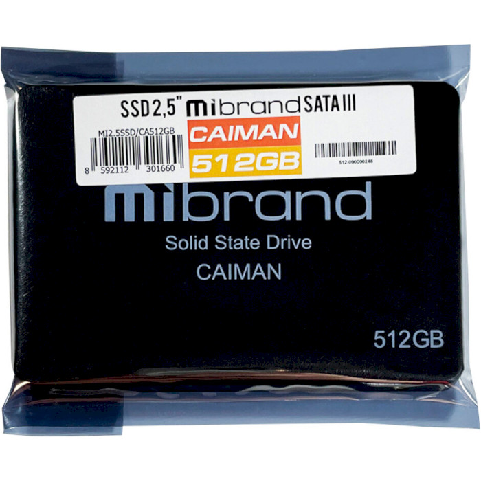 SSD диск WIBRAND Caiman 512GB 2.5" SATA Bulk (WI2.5SSD/CA512GB)