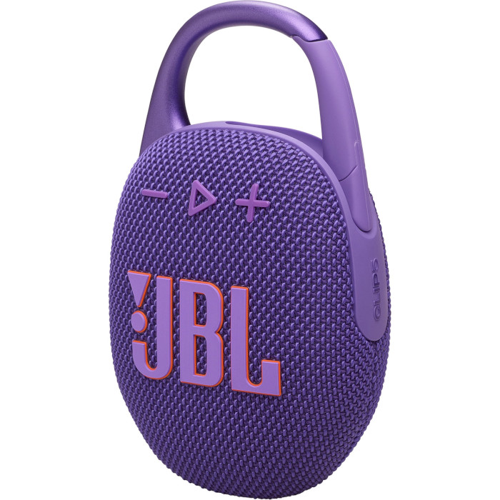 Портативна колонка JBL Clip 5 Purple (JBLCLIP5PUR)