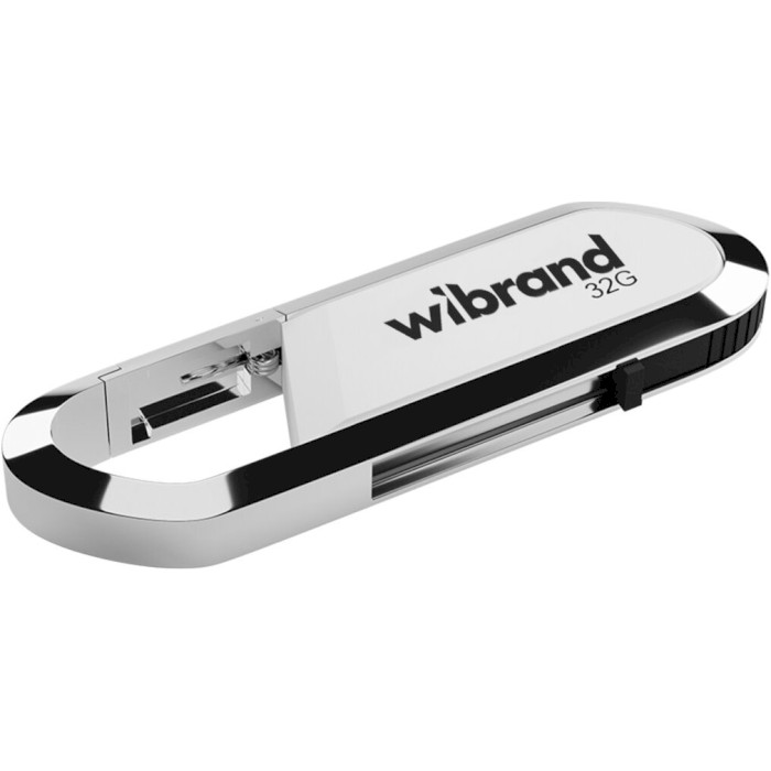 Флешка WIBRAND Aligator 32GB USB2.0 White