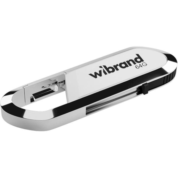 Флешка WIBRAND Aligator 64GB USB2.0 White
