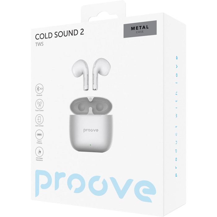 Наушники PROOVE Cold Sound 2 Gray/White